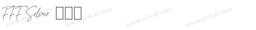 FFF Silver字体转换